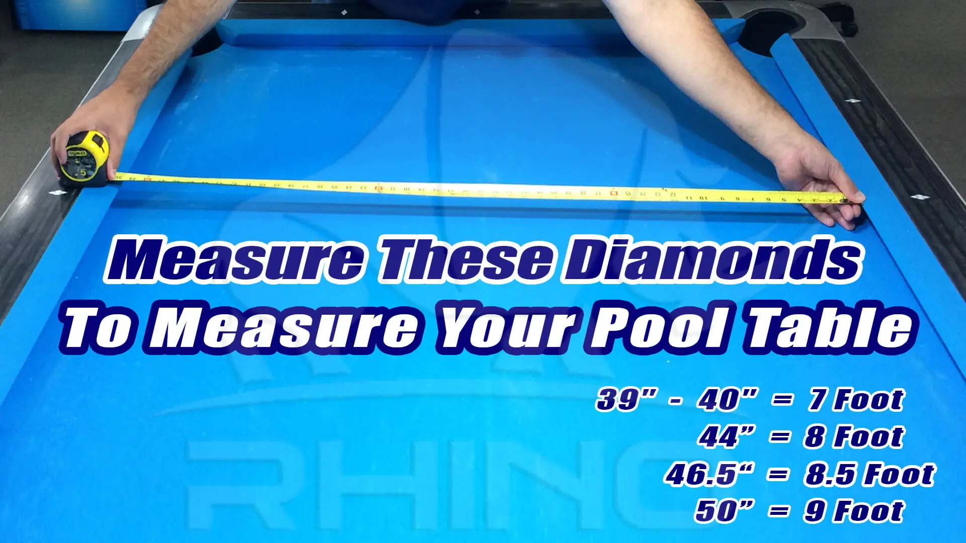 4 Standard Pool Table Sizes